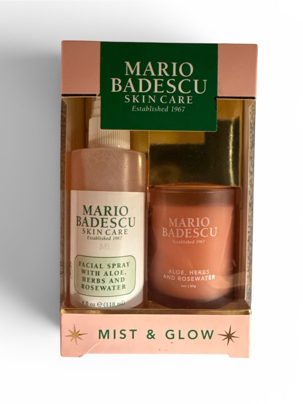 Mario Badescu Rosewater Facial Spray and Matching Pink Candle - Picture 3 of 3